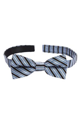 Nordstrom Kids' Ethan Stripe Silk Blend Bow Tie in Blue Forever Ethan Stripe