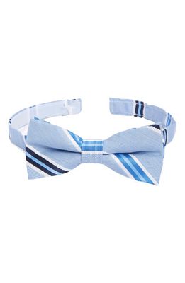 Nordstrom Kids' Mandley Stripe Bow Tie in Mandley Light Blue Stripe