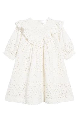 Nordstrom Kids' Matching Family Moments Broderie Anglaise Dress in Ivory Cloud