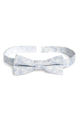 Nordstrom Kids' Matching Family Moments Floral Silk Bow Tie in Ivory Cloud Retro Blooms