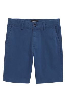 Nordstrom Kids' Slim Straight Leg Chino Shorts in Navy Denim