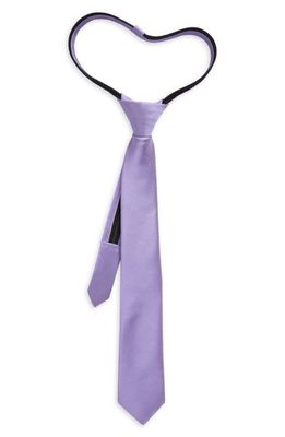 Nordstrom Kids' Ugo Solid Satin Tie in Lavender Ugo Satin