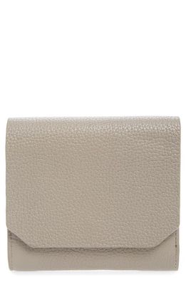 Nordstrom Leather Trifold Wallet in Grey Taupe
