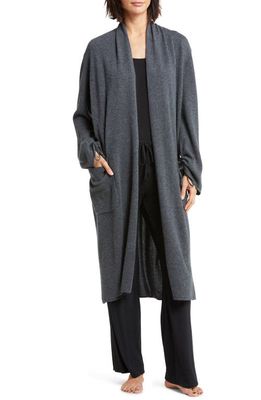 Nordstrom Long Cashmere Cardigan in Grey Meteor