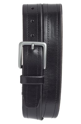 Nordstrom Lucas Leather Belt in Black