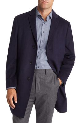 Nordstrom Mason Wool & Cashmere Coat in Navy