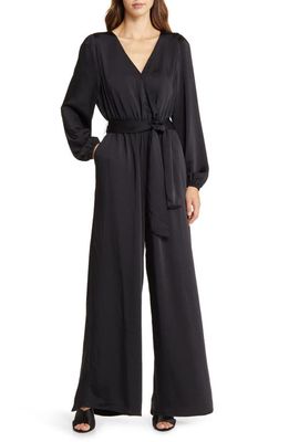 Nordstrom Matching Family Moments Long Sleeve Jumpsuit in Black