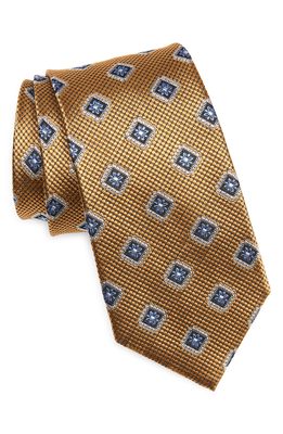 Nordstrom Medallion Silk Tie in Yellow