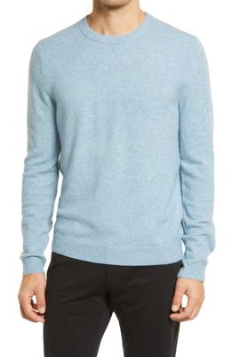 Nordstrom Men's Crewneck Sweater in Blue Chambray