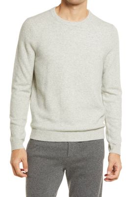 Nordstrom Men's Crewneck Sweater in Grey Silk
