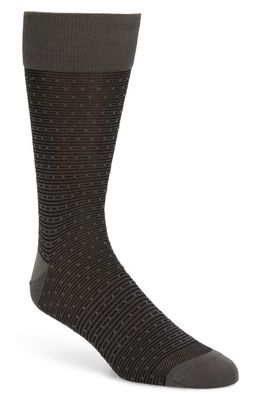 Nordstrom Men's Shop Dot Socks in Black