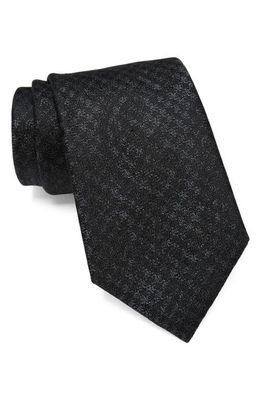 NORDSTROM MEN'S SHOP Sawyer Jacquard Paisley Silk Tie in Black