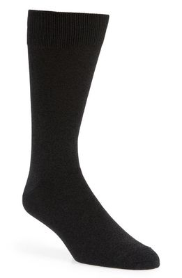 Nordstrom Men's Shop Ultrasoft Solid Socks in Black Marl