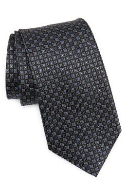 Nordstrom Neat Silk Tie in Black