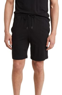 Nordstrom Organic Cotton & Tencel Modal Lounge Shorts in Black