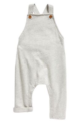 Nordstrom Organic Cotton Overalls in Grey Light Heather