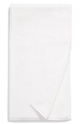 Nordstrom Organic Cotton Rib Bath Towel in White