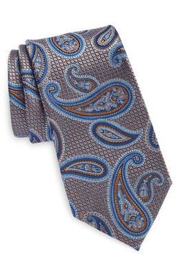 Nordstrom Paisley Silk Tie in Lt Blue