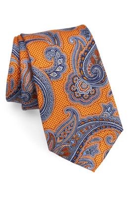 Nordstrom Paisley Silk Tie in Orange