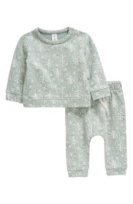 Nordstrom Print Snuggle Set in Green Milieu Enchanted Forest