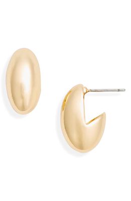 Nordstrom Puffy Huggie Hoop Earrings in Gold