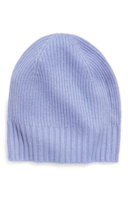 Nordstrom Recycled Cashmere Blend Beanie in Purple Wink