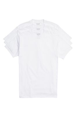 Nordstrom Regular Fit 4-Pack Supima Cotton T-Shirts in White