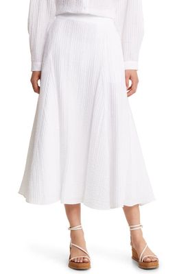 Nordstrom Ribbed Skirt in White