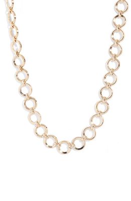 Nordstrom Round Chain Link Necklace in Gold