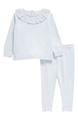 Nordstrom Ruffle Sweater & Pants Set in Blue Ice