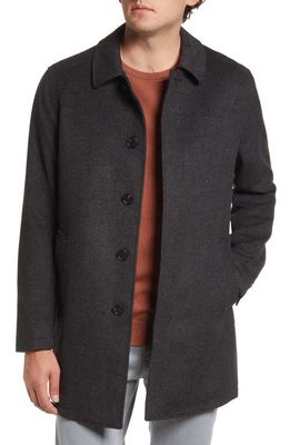 Nordstrom Russell Mac Wool & Cashmere Coat in Grey Phantom Marl
