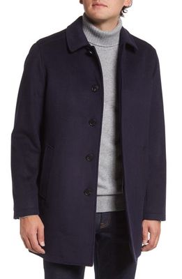 Nordstrom Russell Mac Wool & Cashmere Coat in Navy