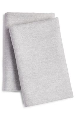 Nordstrom Set of 2 Flannel Pillowcases in Grey Heather
