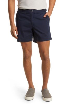 Nordstrom Side Tab Cotton Blend Resort Shorts in Navy Blazer