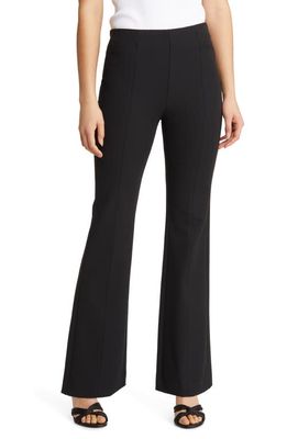 Nordstrom Signature Stretch Flare Pants in Black