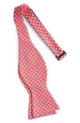 Nordstrom Silk Bow Tie in Coral
