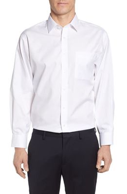 Nordstrom Smartcare™ Classic Fit Solid Dress Shirt in White Brilliant