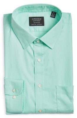Nordstrom Smartcare™ Traditional Fit Dress Shirt in Green Apple