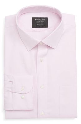 Nordstrom Smartcare™ Trim Fit Solid Dress Shirt in Pink