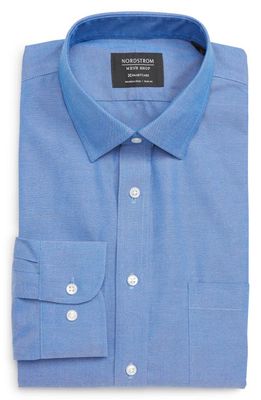 Nordstrom Smartcare&trade; Trim Fit Solid Dress Shirt in Blue French