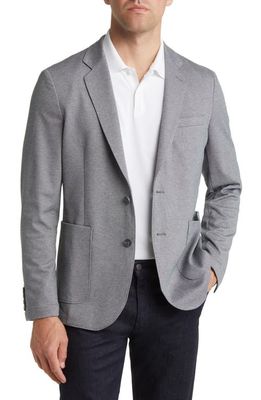 Nordstrom Soft Knit Sport Coat in Grey Birdseye