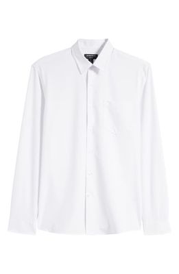 Nordstrom Solid Button-Up Shirt in White