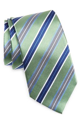 Nordstrom Stripe Silk Tie in Green