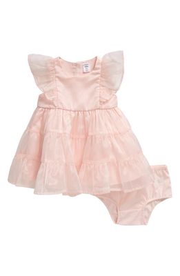 Nordstrom Tiered Ruffle Dress & Bloomers in Pink Veil Rose