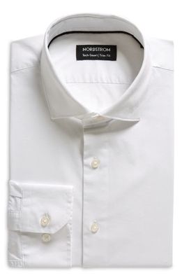 Nordstrom Trim Fit Dress Shirt in White