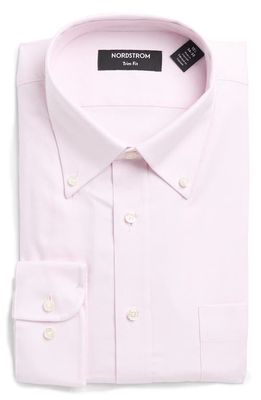 Nordstrom Trim Fit Royal Oxford Solid Dress Shirt in Pink - White Royal Oxford