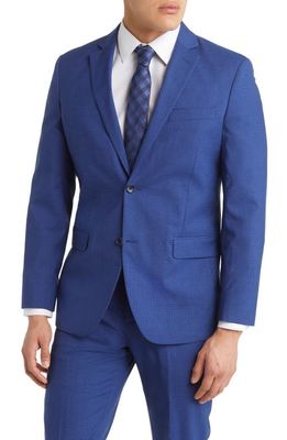 Nordstrom Trim Fit Wool Sport Coat in Blue French Cross Texture