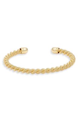 Nordstrom Twisted Flexible Cuff Bracelet in Gold