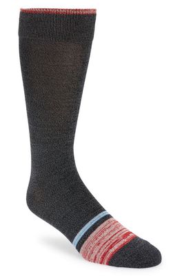 Nordstrom Ultra Soft Crew Socks in Black Colored Marl