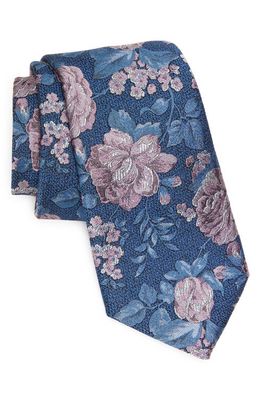 Nordstrom Vinten Floral Silk Tie in Pink
